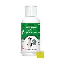 Nutramax Welactin Omega 3 Fish Oil for Cats, Skin and Coat Health Supplement, Plus Kidney, Brain, and Vision Support, Premium Omega 3 Fatty Acids EPA and DHA - 4 oz