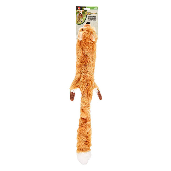 Spot Skinneeez Stuffing-Free Squeaky Plush - Fox image number null