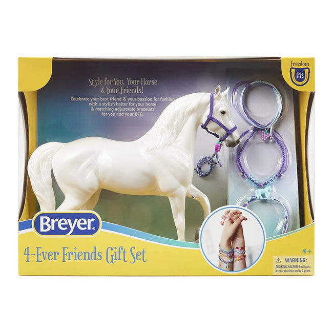 Breyer Freedom Series 4-Ever Friends Gift Set - Purple Power image number null