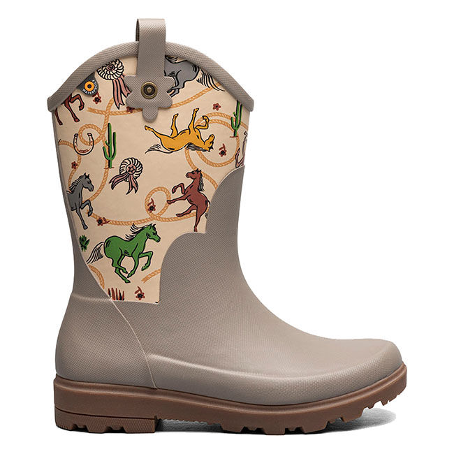 BOGS Kids' Lil' Jolene Rain Boots - Tan Multi image number null