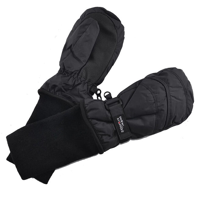 SnowStoppers Kids' Original Extended Cuff Mittens - Black image number null