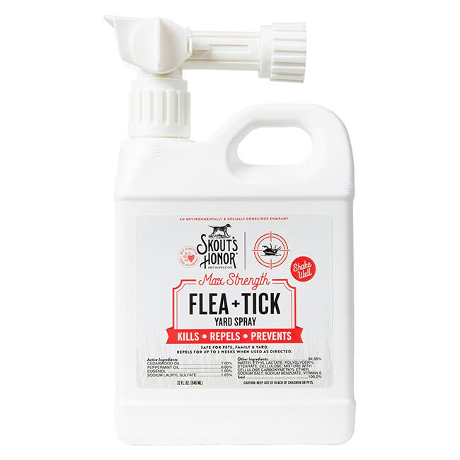 Skout's Honor Max Strength Flea & Tick Yard Spray - 32 oz image number null