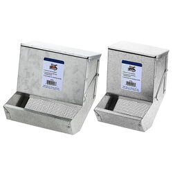 Pet Lodge Small Animal Feeder with Sifter Bottom & Lid