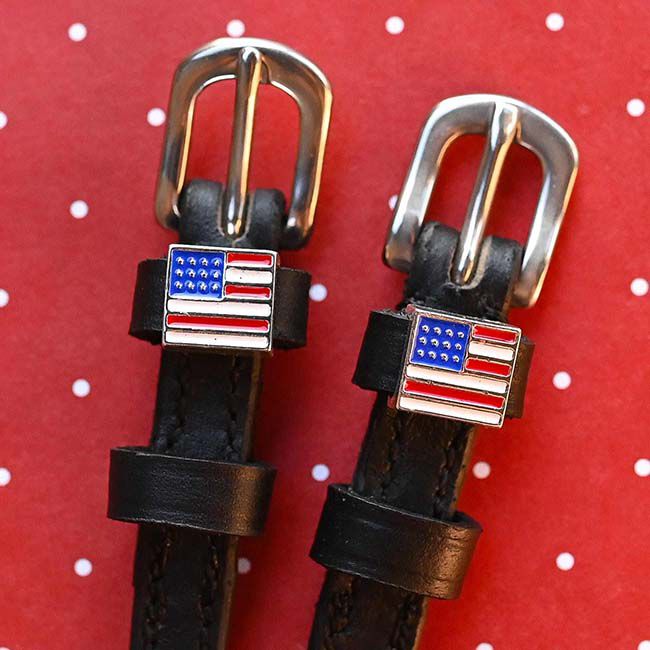 Dreamers & Schemers Spur Straps - American Flag image number null