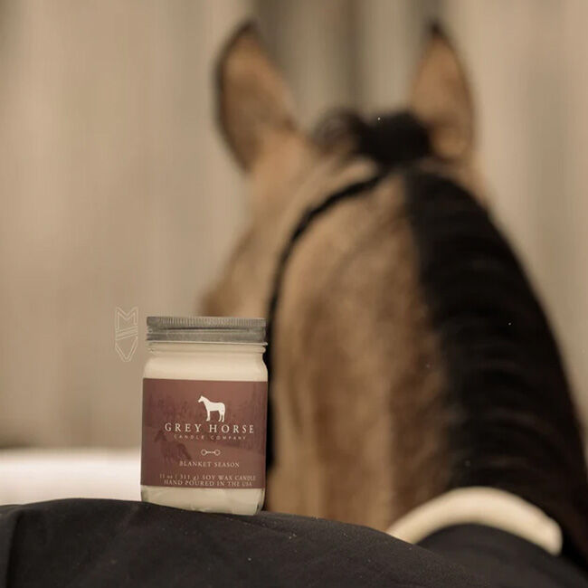 Grey Horse Candle Company Jar - Holiday Collection - Blanket Season image number null