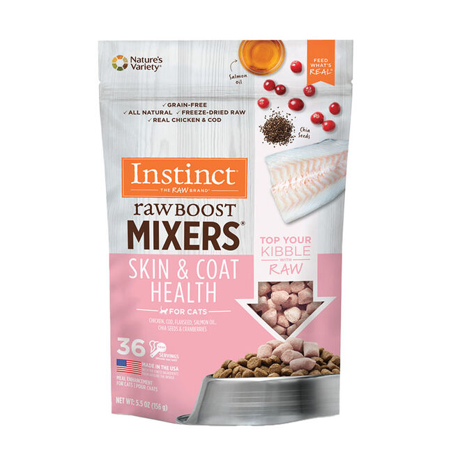 Instinct Raw Boost Mixers for Cats - Skin & Coat Health image number null