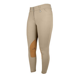 Romfh Women's Willow Knee Patch Euroseat Breech - Show Tan