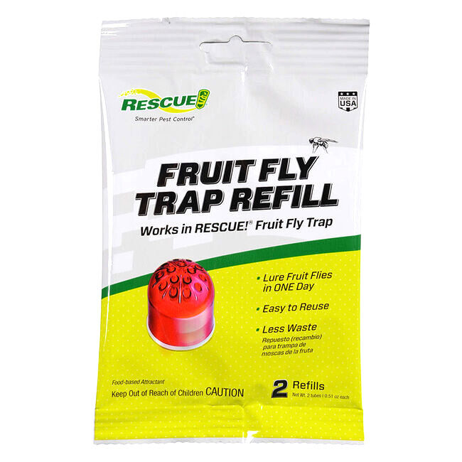 RESCUE! Fruit Fly Trap - Refill - 2-Pack image number null