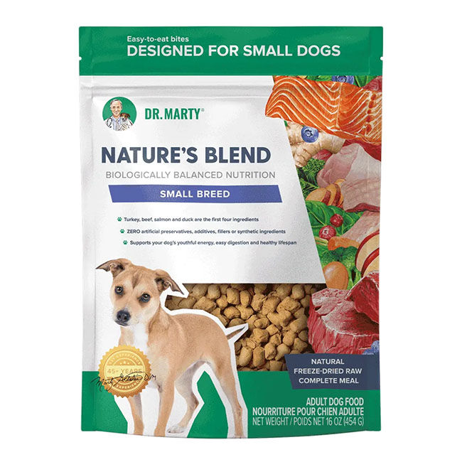 Dr. Marty Nature's Blend Freeze-Dried Raw Dog Food - Small Breed Premium Recipe image number null