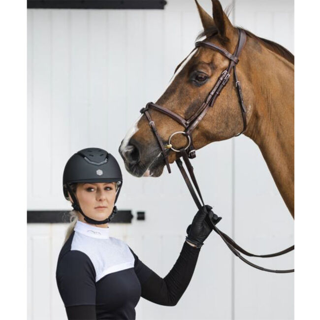 Charles Owen Kylo Helmet with MIPS - Standard Peak - Black Matte image number null