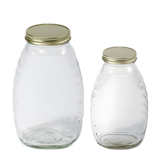 Little Giant Glass Honey Jar with Lid - 12-Pack image number null