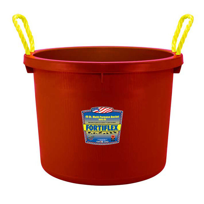 Fortex-Fortiflex Multi-Purpose Muck Bucket - 40-Quart Capacity image number null