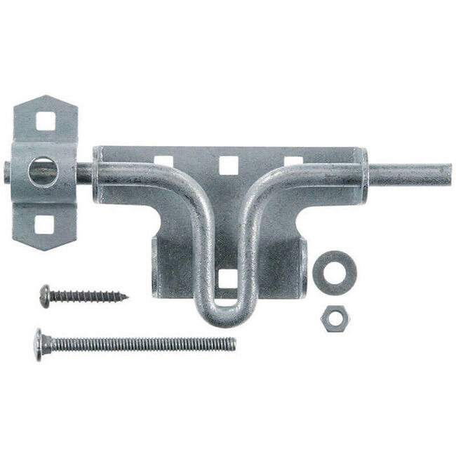 Ace Hardware 4-1/8" Zinc-Plated Zinc Slide Bolt Gate Latch image number null