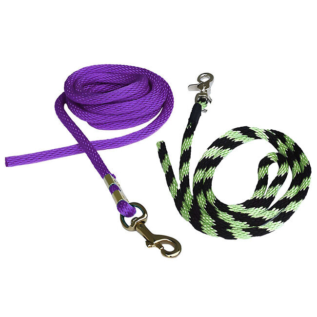 Triple E 7' Mini Lead Purple and Lime/Black image number null
