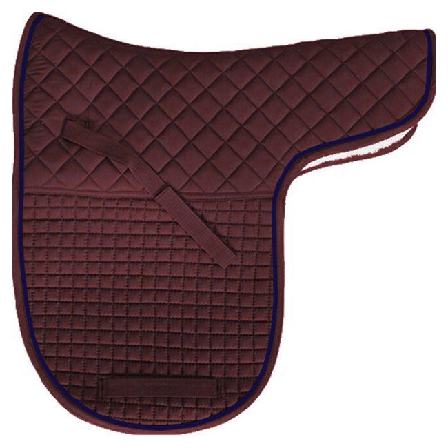 PRI Double Back Cotton Quilted Contour Dressage Pad image number null