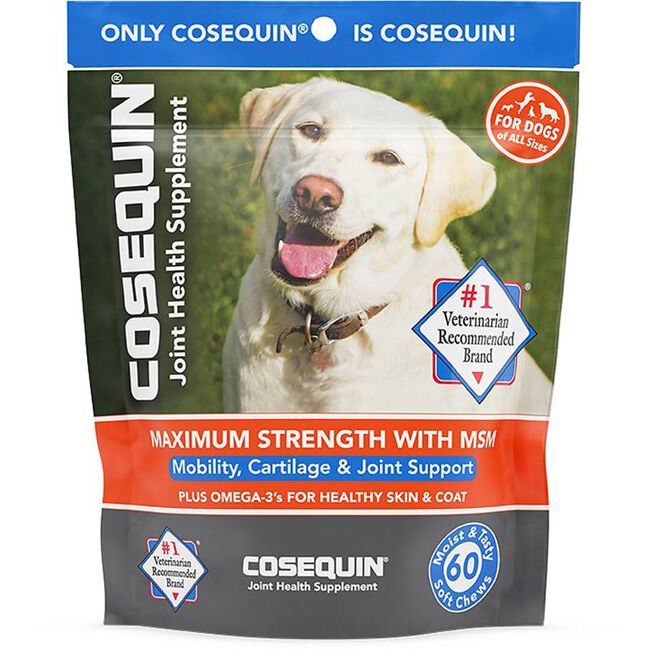 Nutramax Cosequin Joint Health Supplement for Dogs - with Glucosamine, Chondroitin, MSM, and Omega-3's image number null