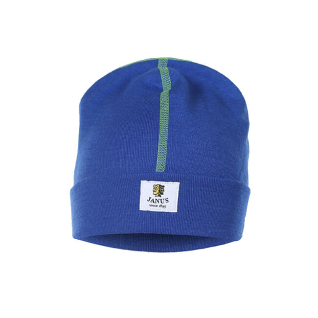 Janus Kids' 100% Merino Wool Hat with Contrast Stitching image number null