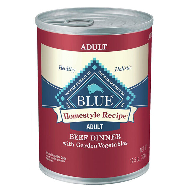 Blue Buffalo Homestyle Recipe Beef Dinner with Garden Vegetables Adult Dog Food image number null