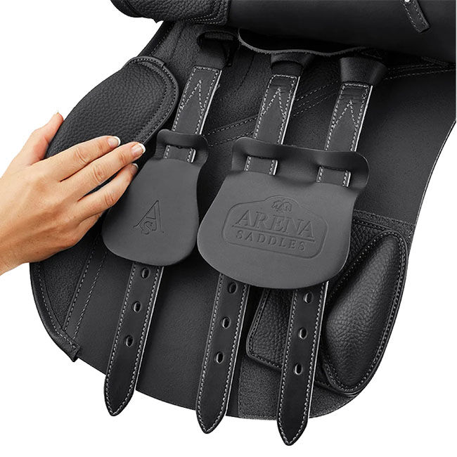 Demo Condition - Arena Saddles All Purpose Saddle - Black - 17" image number null