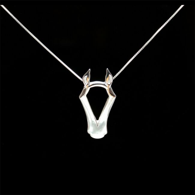 Loriece Horse Head Slide Necklace image number null