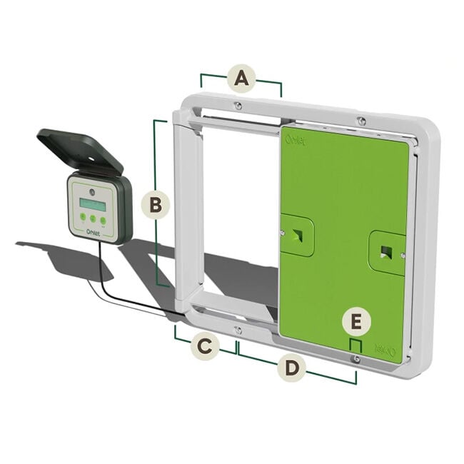 Omlet Smart Automatic Chicken Coop Door with Wi-Fi - Green image number null
