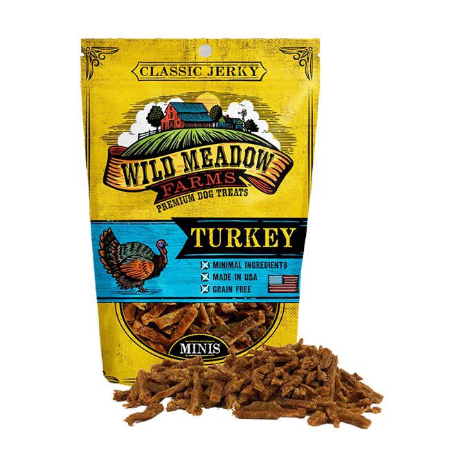 Wild Meadow Farms Classic Jerky Minis - Turkey - 4 oz image number null