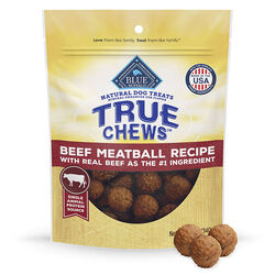Blue Buffalo True Chews Premium Dog Treats - Beef Meatball Recipe - 12 oz
