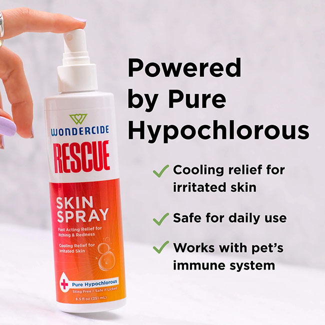 Wondercide RESCUE Skin Spray for Dogs & Cats - 8.5 oz image number null