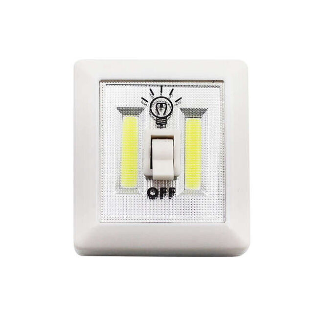 Diamond Visions Manual Battery-Powered Mini COB LED Night Light with Switch image number null