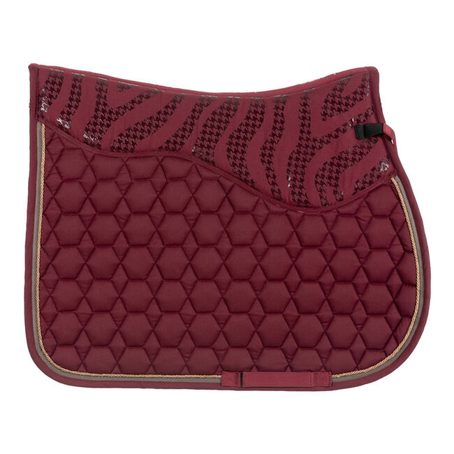 Horze Kenya Anti-Slip All Purpose Saddle Pad - Rhubarb Dark Red image number null