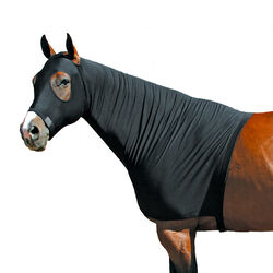 Sleazy Sleepwear Stretch Fleece Hood - Black