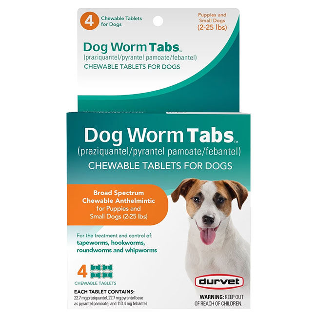 Durvet Dog Worm Tabs image number null