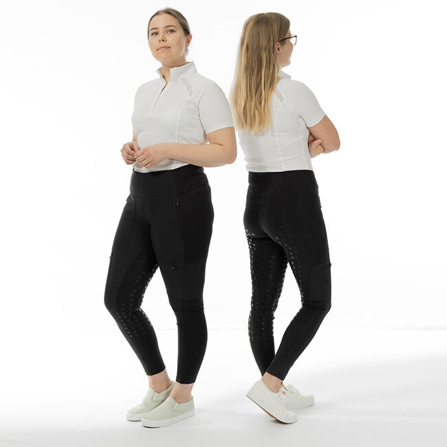 Equinavia Women's Liv Hybrid Full Grip Breeches - Black - Closeout image number null