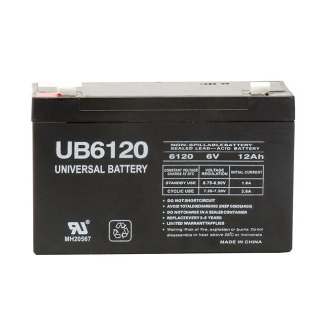 Universal Power Group UB6120 Sealed Lead Acid Battery image number null