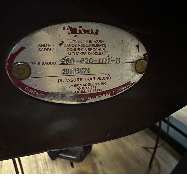 Used Tucker High Plains Trail Saddle - 16.5" image number null