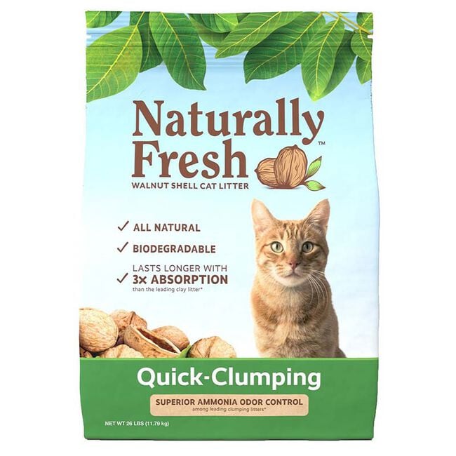Naturally Fresh Quick-Clumping Walnut Shell Cat Litter image number null