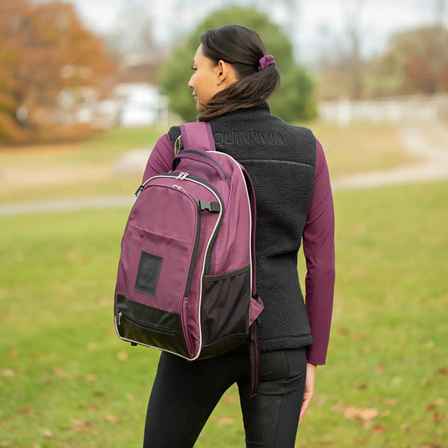 Equinavia Darby Backpack - Plum Wine/Black image number null