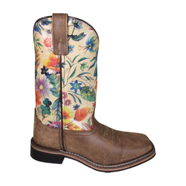 Smoky Mountain Blossom Women's Western Leather Boot image number null