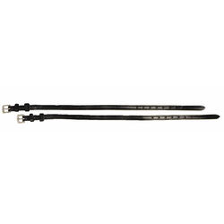 Walsh Black Leather Spur Straps