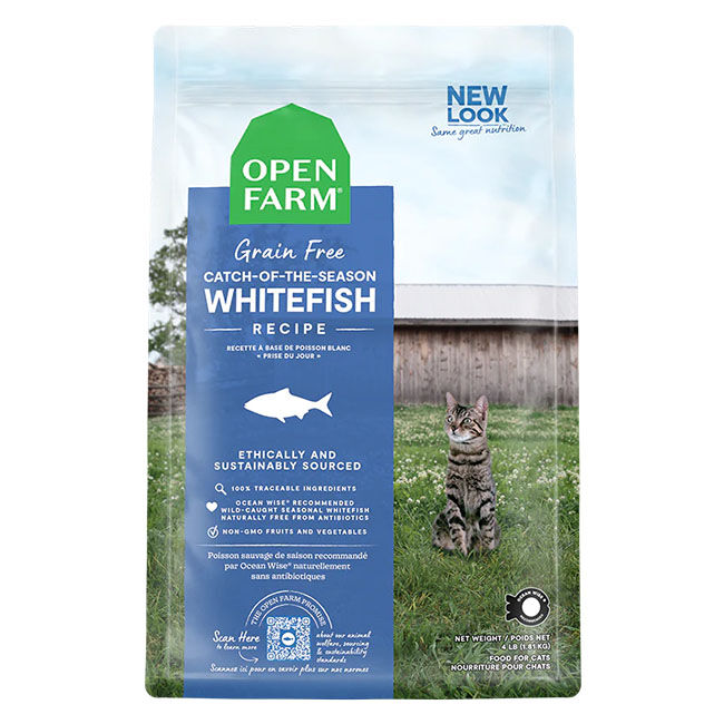 Open Farm Cat Food CatchoftheSeason Whitefish Recipe The