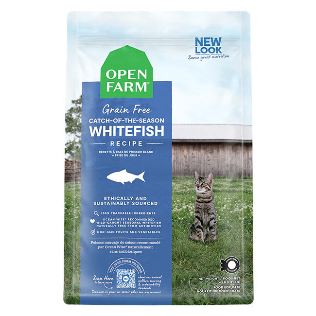 Open Farm Catch-of-the-Season Whitefish Grain-Free Dry Cat Food image number null