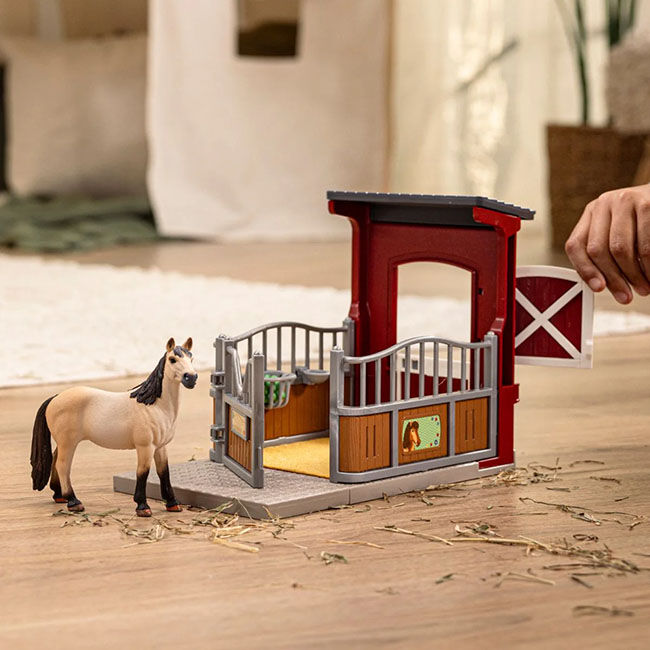 Schleich Ponybox with Mustang Mare image number null