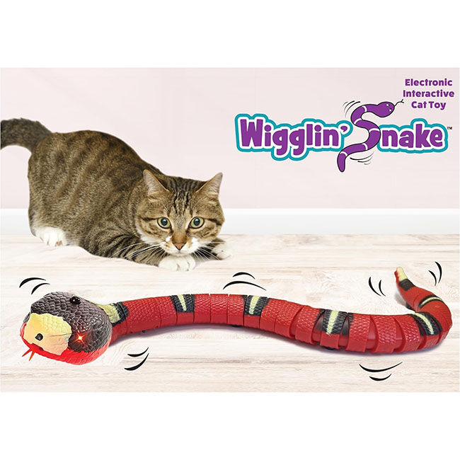 Spot Wigglin' Snake Cat Toy image number null