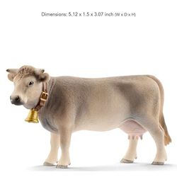 Schleich Braunvieh Cow Kids' Toy