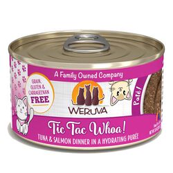 Weruva Cat Pate Cat Food - Tic Tac Whoa Tuna & Salmon Dinner - 3 oz