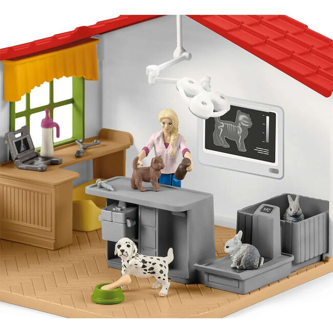 Schleich Veterinarian Practice with Pets image number null