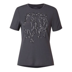 Kerrits Women's Dancing Horses Tee - Peppercorn