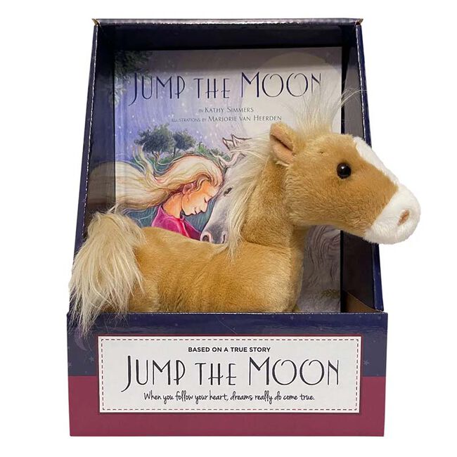 Jump the Moon Book & Pony Set - Palomino image number null