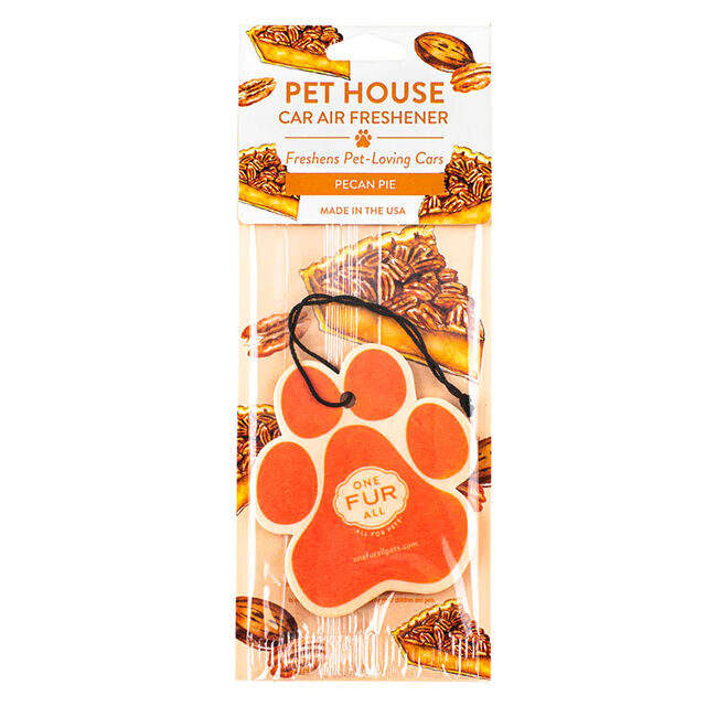 Pet House Candle Car Air Freshener - Pecan Pie image number null