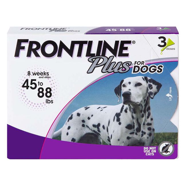 Frontline Plus Flea & Tick Treament for Dogs image number null